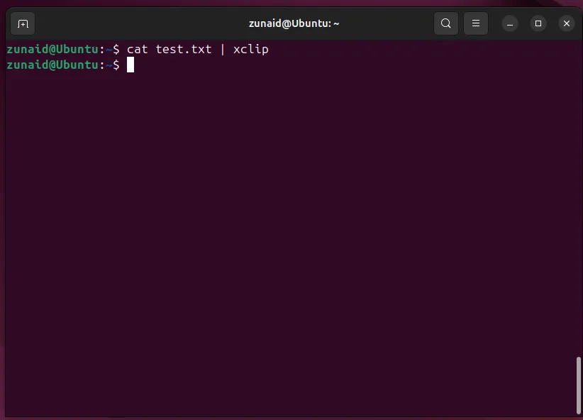Sao chép nội dung file vào clipboard Linux với lệnh xclip.