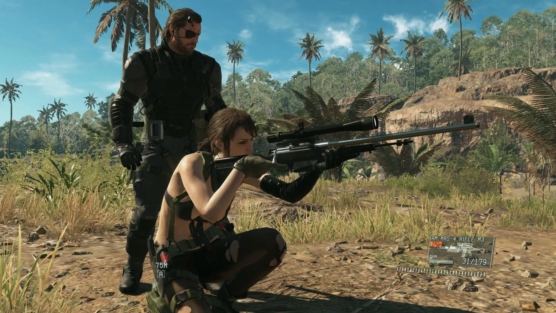 Solid Snake và Quiet trong Metal Gear Solid V: The Phantom Pain