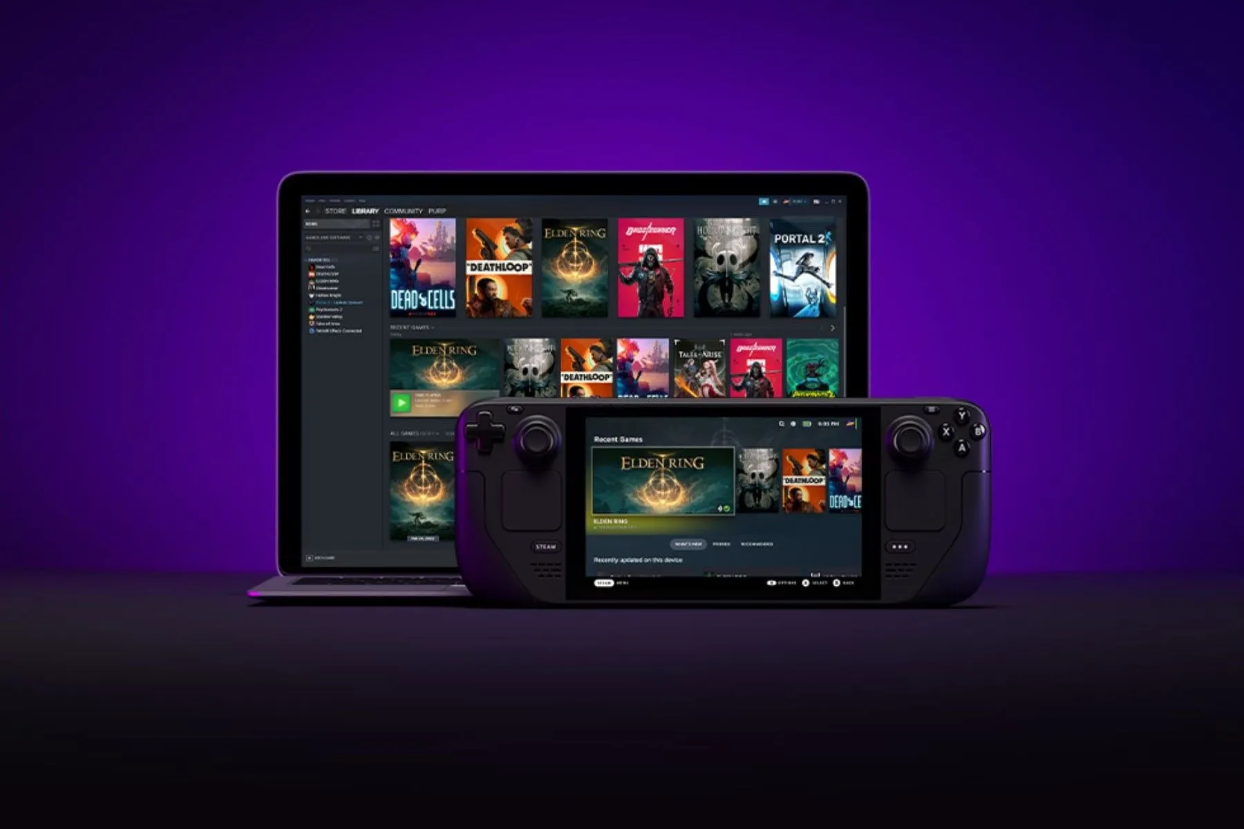 SteamOS đang chạy trên thiết bị chơi game cầm tay Steam Deck của Valve