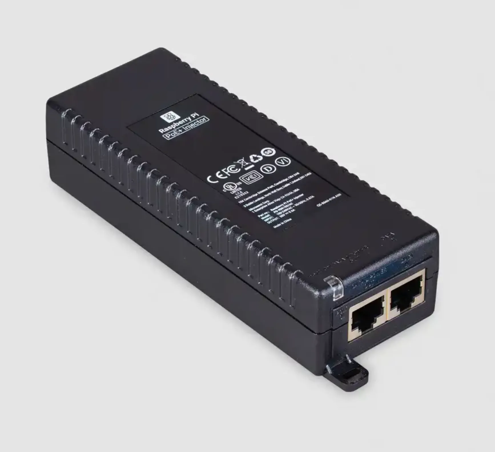 Thiết bị Raspberry Pi PoE+ Injector chính thức, giải pháp cấp nguồn qua Ethernet
