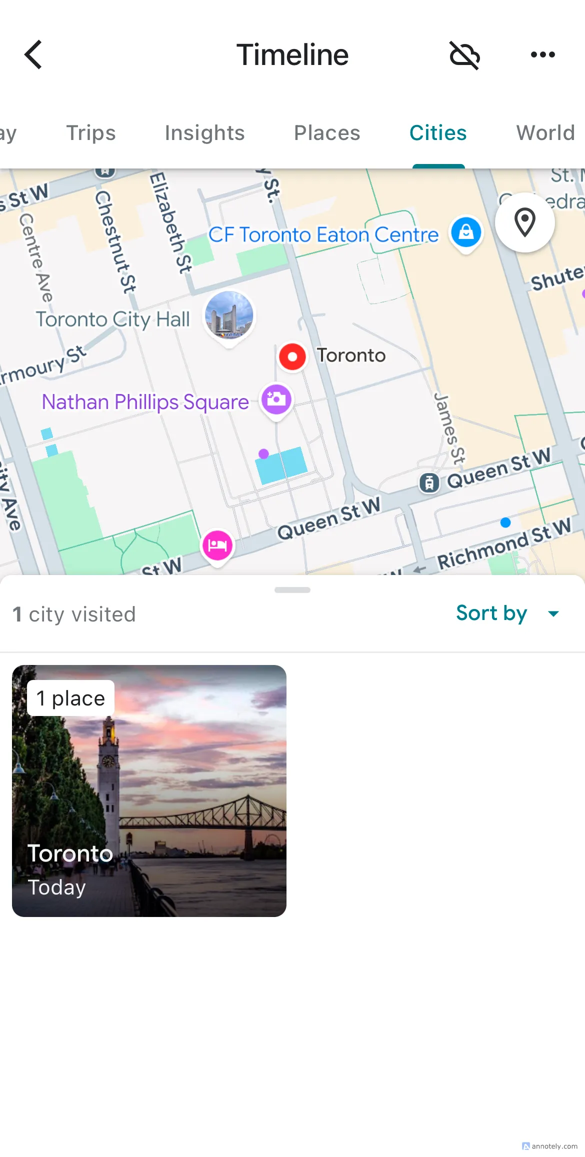 Tính năng Dòng thời gian (Timeline) của Google Maps giúp theo dõi lịch sử di chuyển