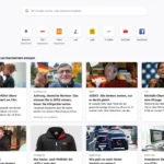 Trang tab mới của Firefox 135 hiển thị các tin tức đề xuất, thanh tìm kiếm và biểu tượng truy cập nhanh các website.