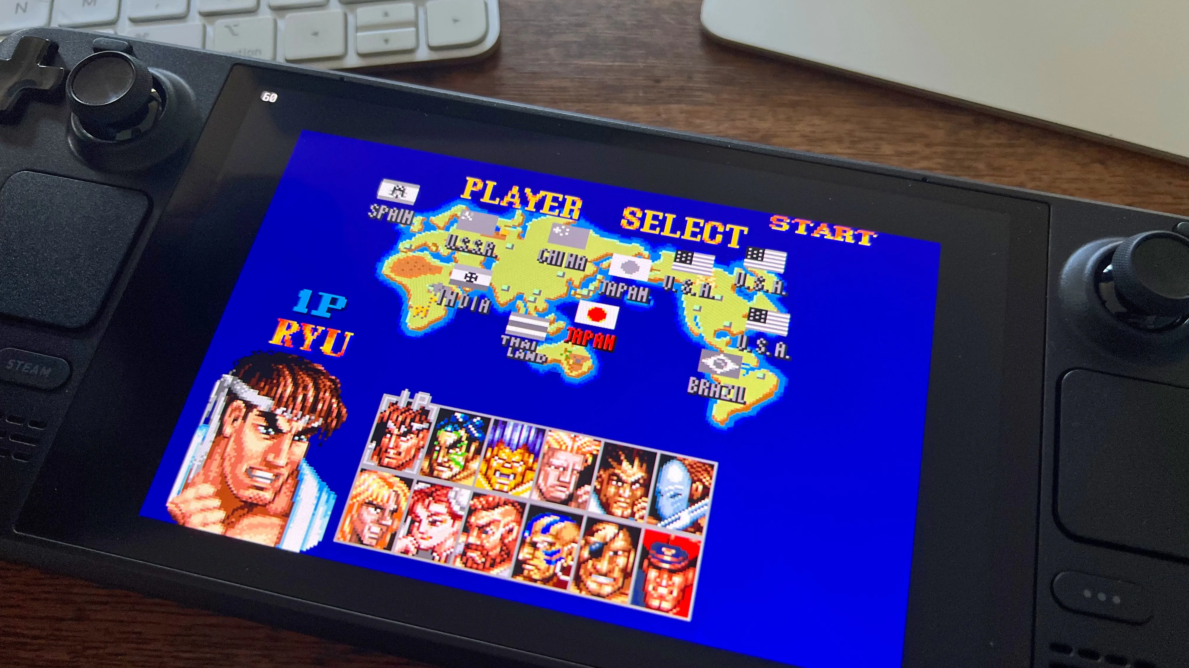 Trò chơi Super Street Fighter II Turbo trên Steam Deck